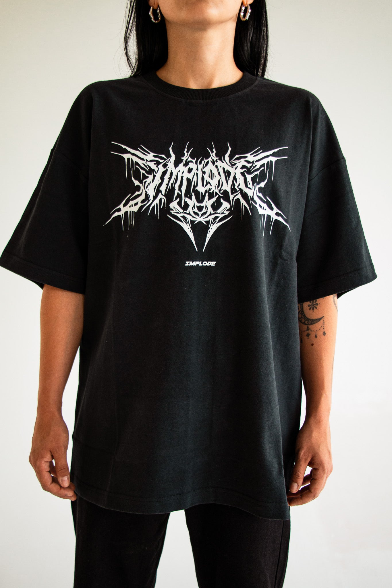 T-SHIRT BLOOM BLACK