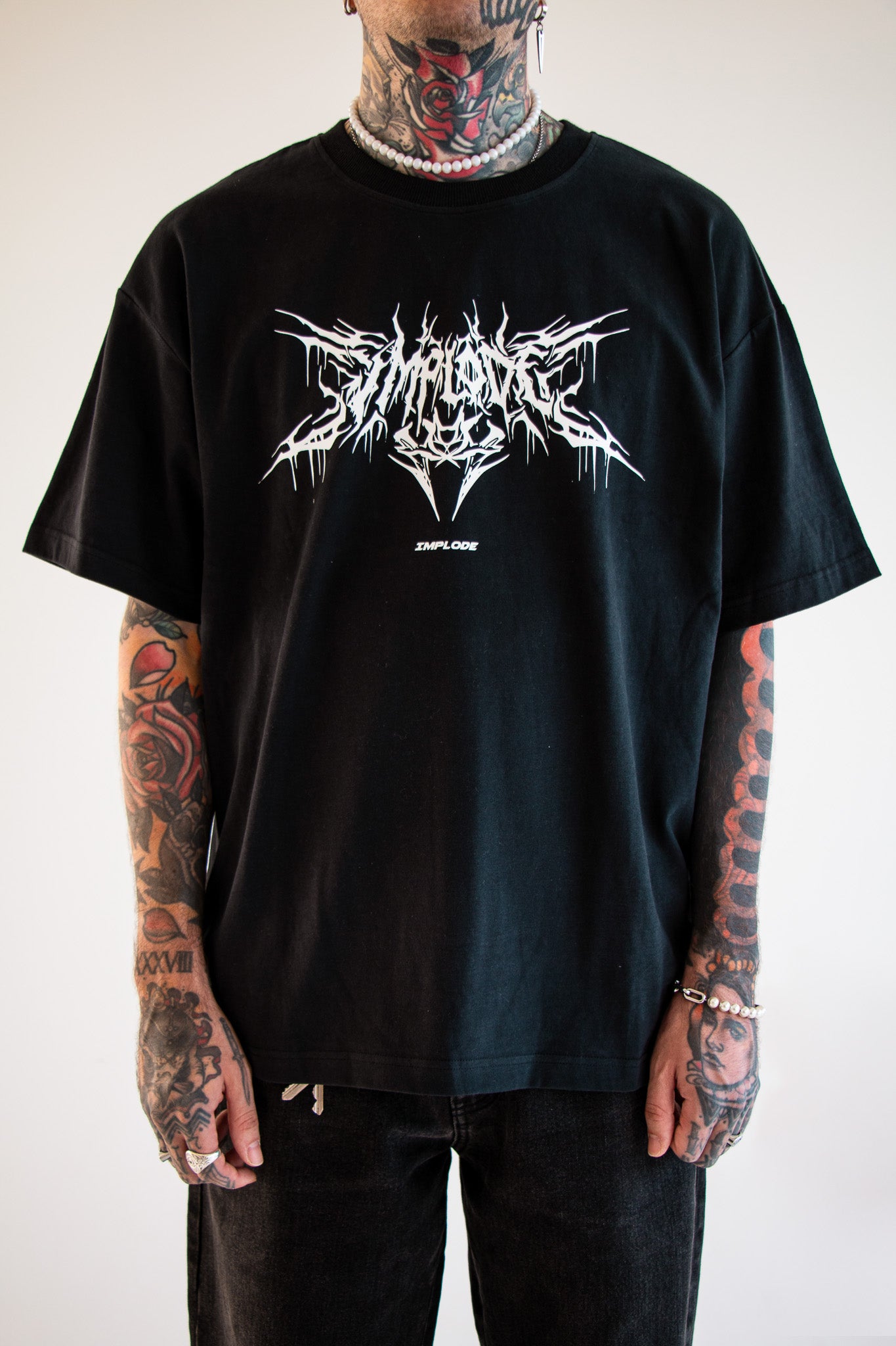 T-SHIRT BLOOM BLACK